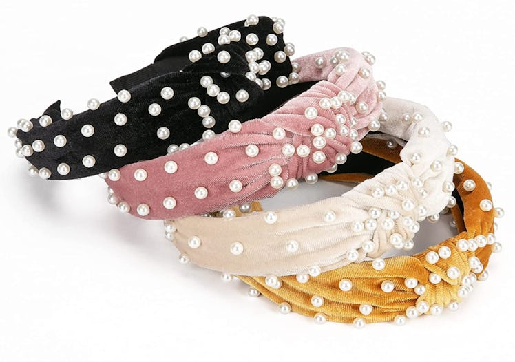 Allucho Velvet Wide Headbands (4-Pack)