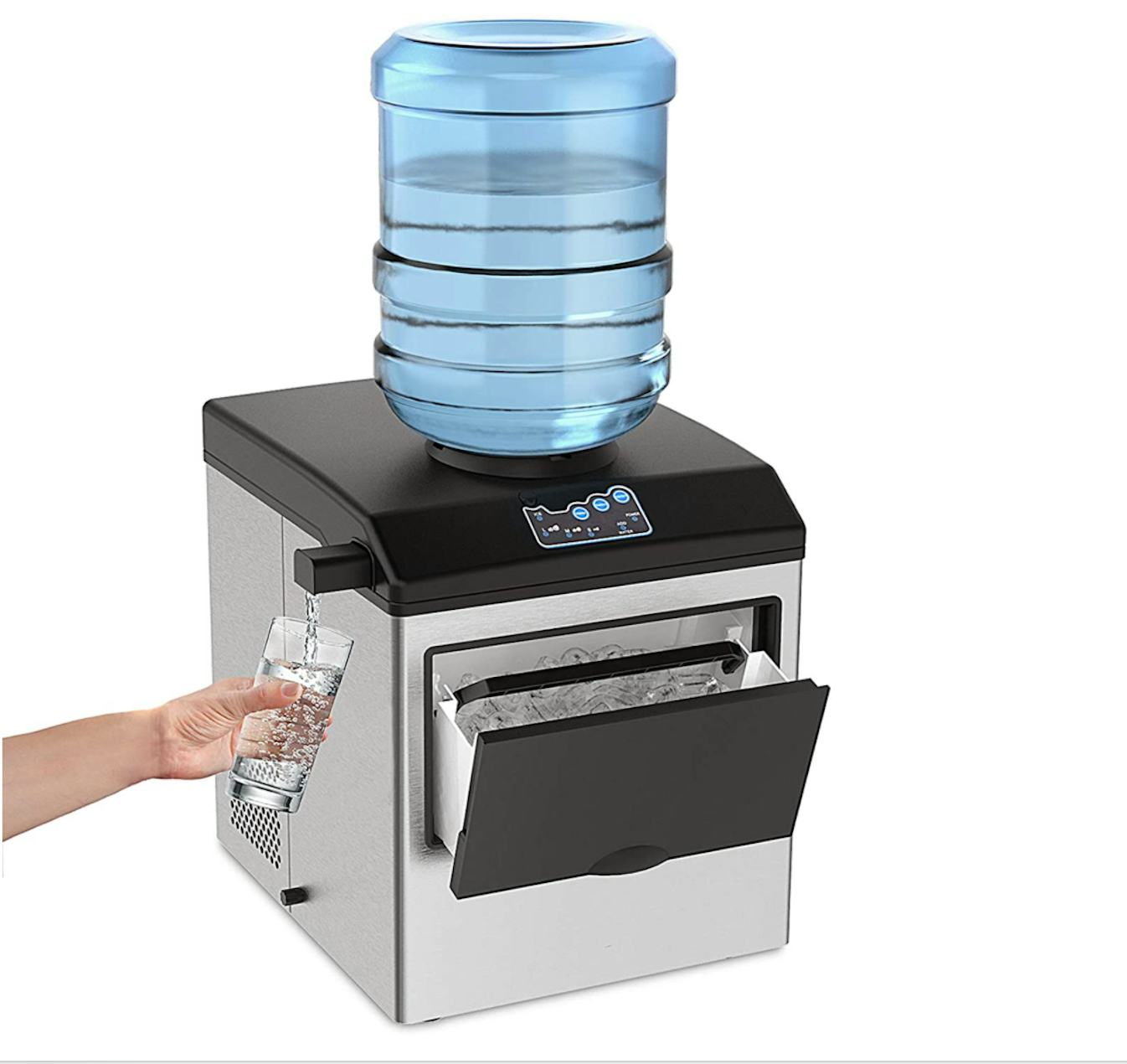 SOUKOO 2-In-1 Countertop Ice Maker