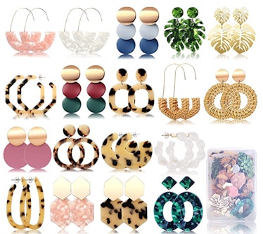 FIFATA Statement Earrings (18 Pairs)