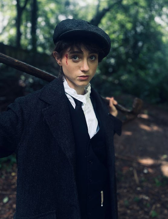 Natalia Dyer as Tommy Shelby from ‘Peaky Blinders.’