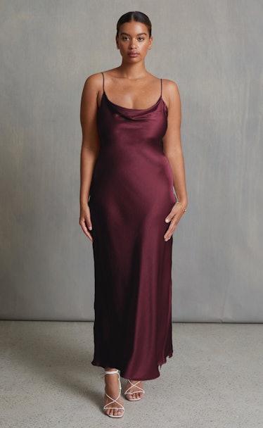 Moon Dance Slip Dress in Wine from BEC + BRIDGE.