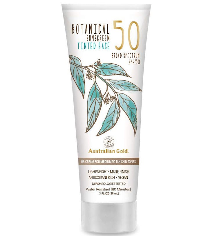 Australian Gold Botanical SPF 50 Tinted Face Mineral Lotion