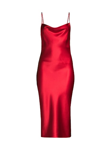 Cowl High Slit Silk Slip Dress from Fleur du Mal, available to shop on Saks Fifth Avenue.