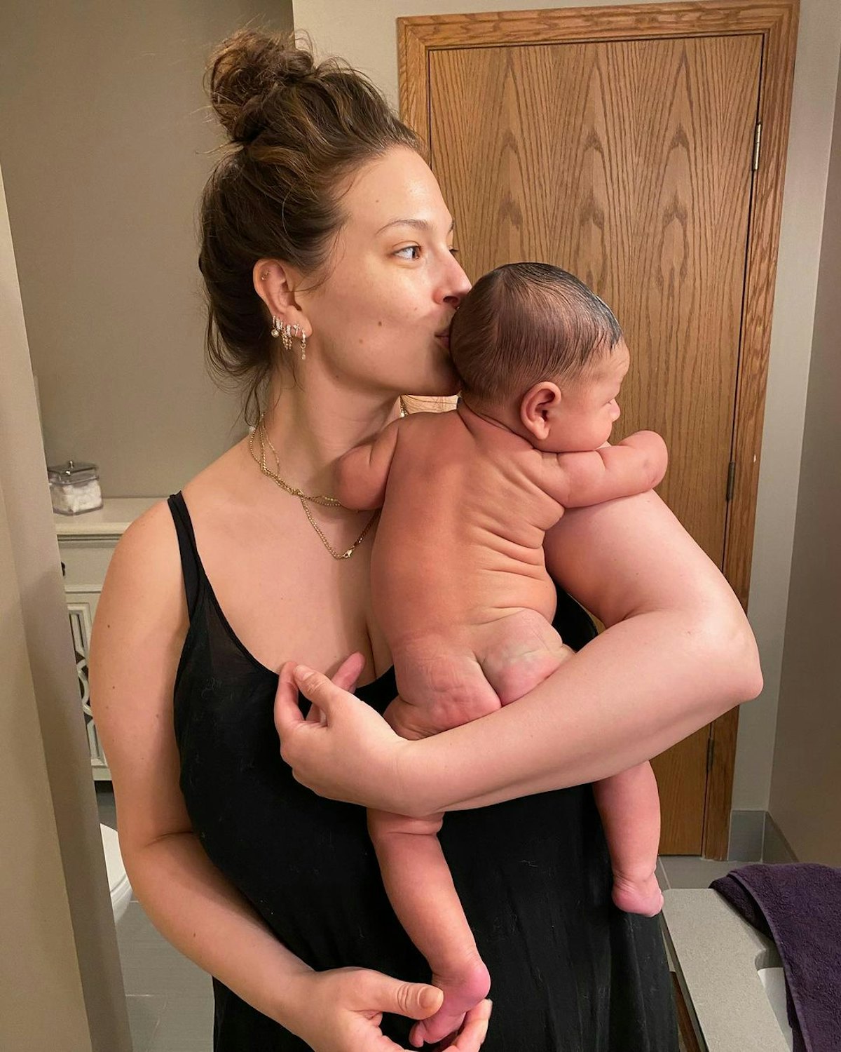 Ashley Graham with baby.