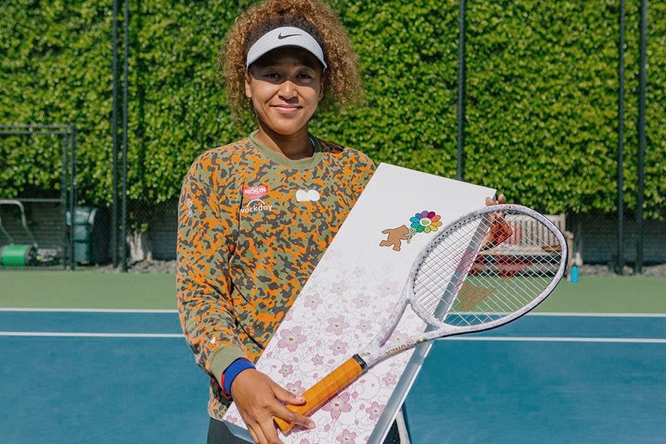 Naomi Osaka bought an extremely hyped tennis racket from artist Takashi Murakami