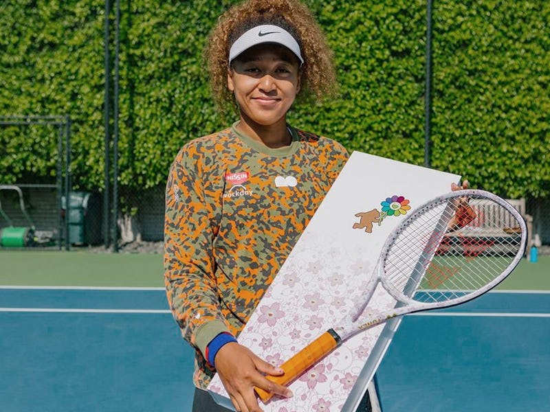 Naomi Osaka Takashi Murakami Racket