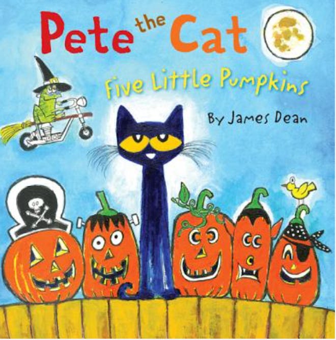 Image of the book, "Pete The Cat: Five Little Pumpkins."