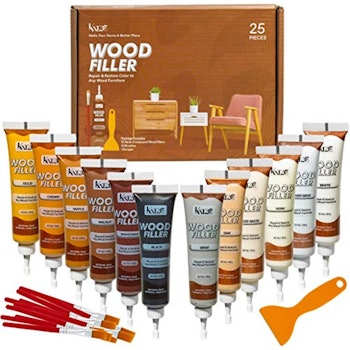 Katzco Furniture Repair Wood Fillers - Set of 25