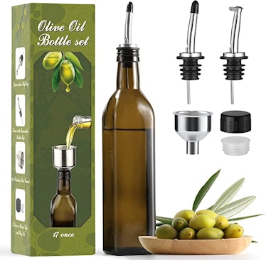 AOZITA Glass Olive Oil Dispenser