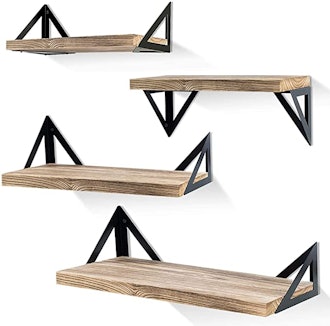 Klvied Floating Shelves Wall Mounted (Set of 4)