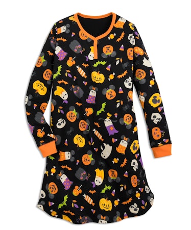 Mickey Mouse Pumpkin Halloween Nightshirt for Women