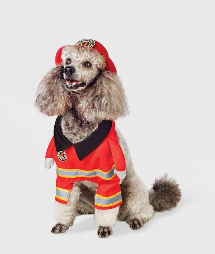 Firefighter Frontal Dog and Cat Costume 