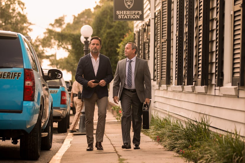 Ward Cameron and his lawyer in 'Outer Banks' Season 2