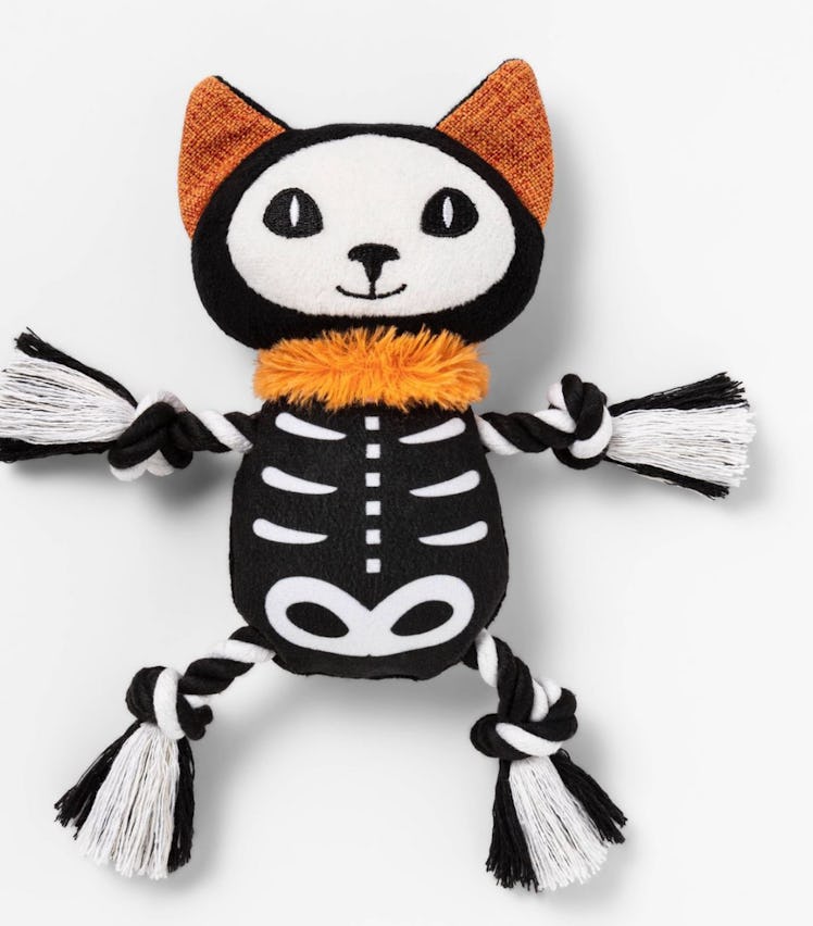 Skeleton with Rope Dog Toy