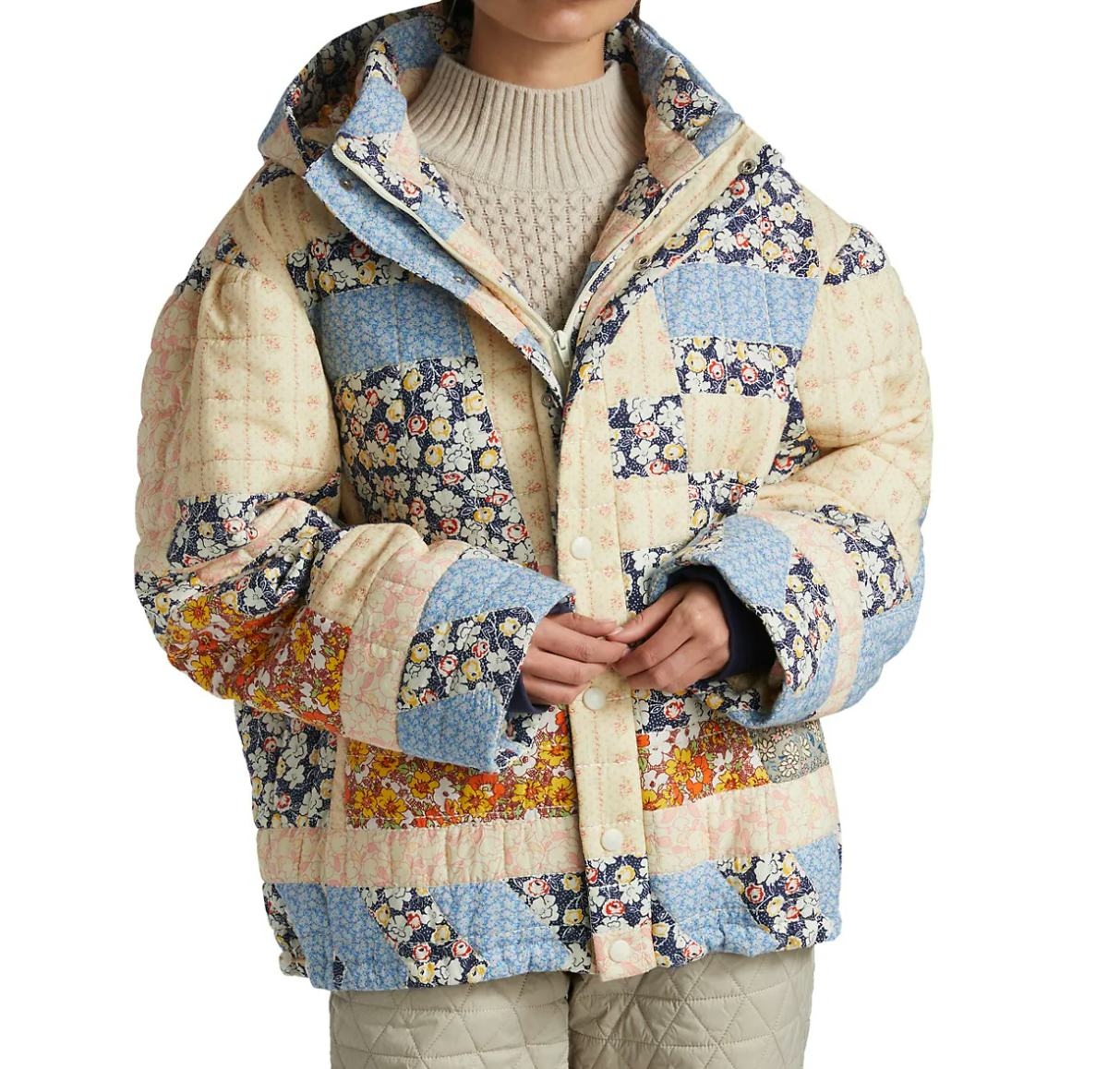 Sydney Patchwork Puffer Jacket