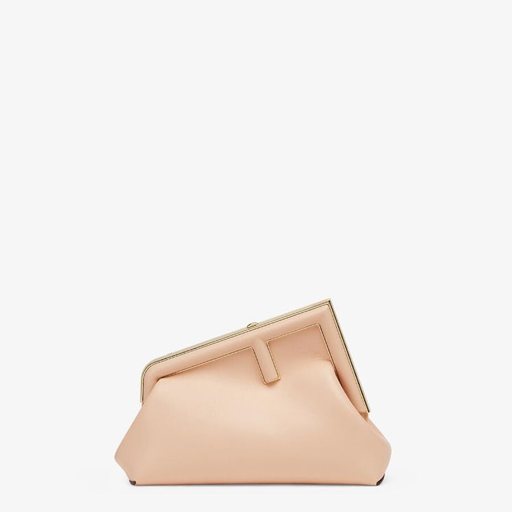 Fendi First Small Bag in pink leather from Fendi.