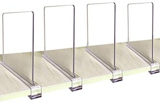 CY craft Acrylic Shelf Dividers (Set of 4)