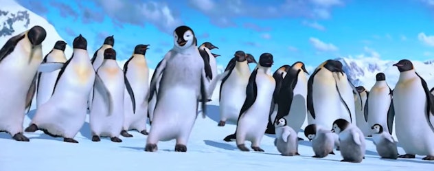 Watch 'Happy Feet', rated PG, on Hulu, HBO Max, and Apple TV.