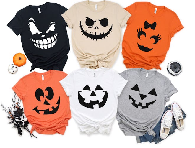 Halloween Pumpkin Face Shirts
