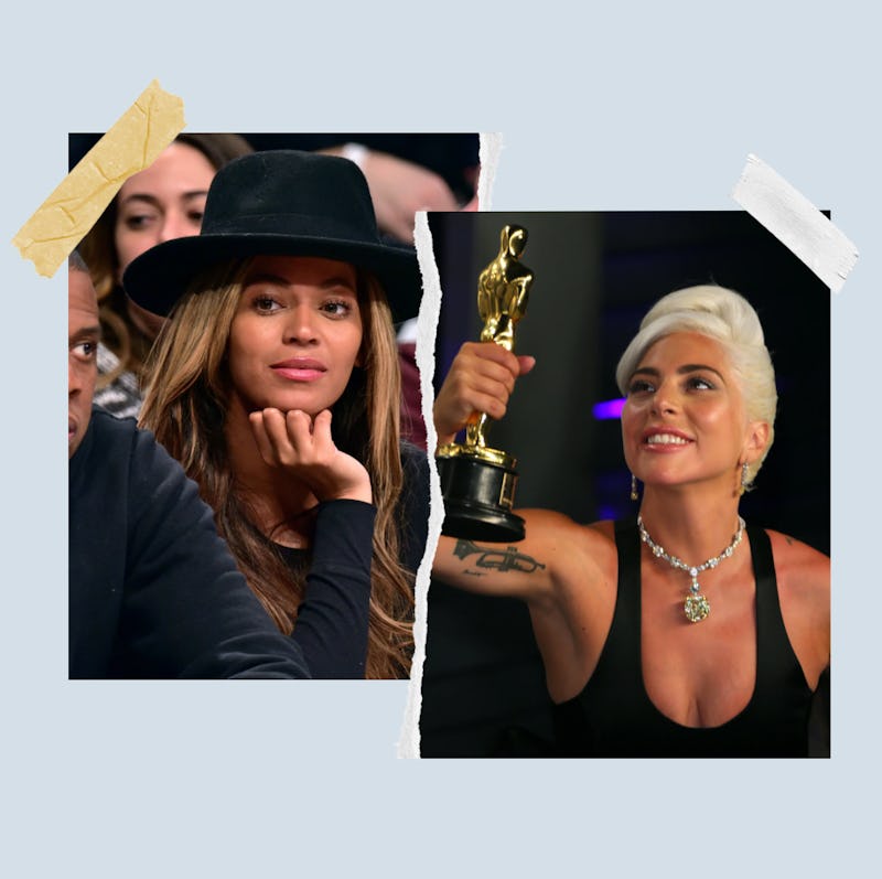 Beyoncé and Lady Gaga.