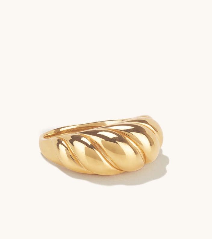 Croissant Dome Ring