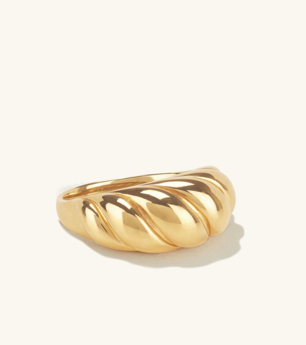Croissant Dome Ring