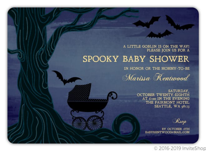 Twilight Sky Halloween Baby Shower Invitation, 20 ct. 