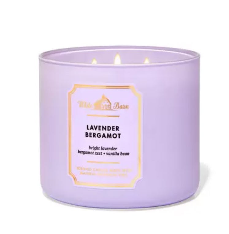 White Barn Lavender Bergamot 3-Wick Candle