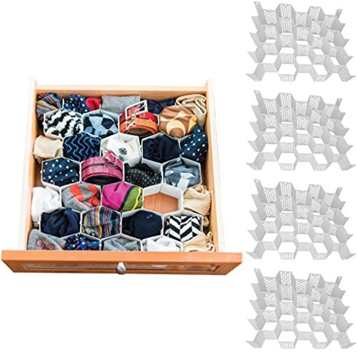 Evelots Drawer Organizer (Set of 4)