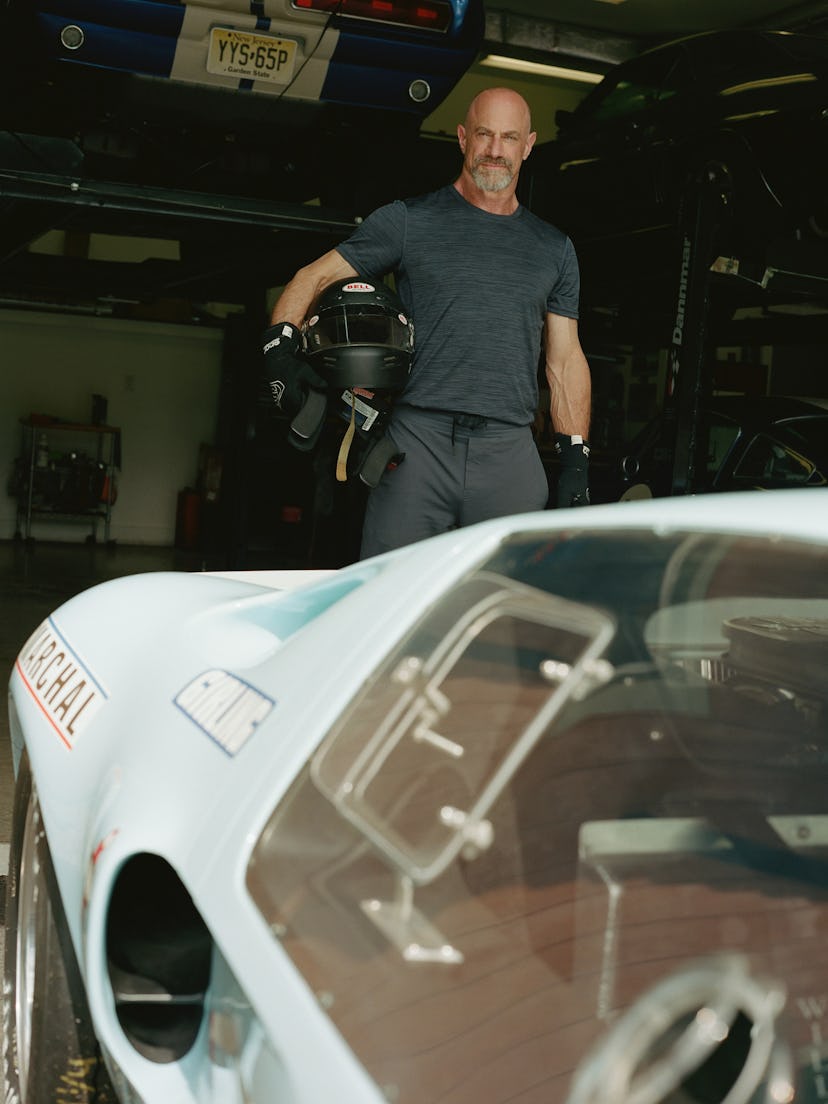 Christopher Meloni as a race car driver from ’Formula 1: Drive to Survive’