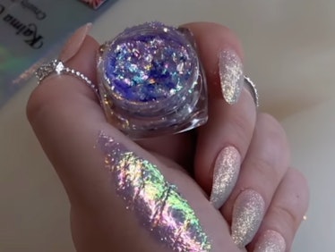 A shade of the Chameleon Eyeshadow Flakes from Kaima Cosmetics that have gone viral on TikTok