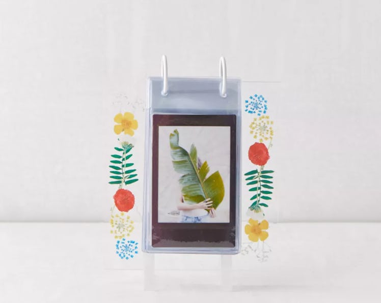 Floral Instax Mini Acrylic Album Photo Frame