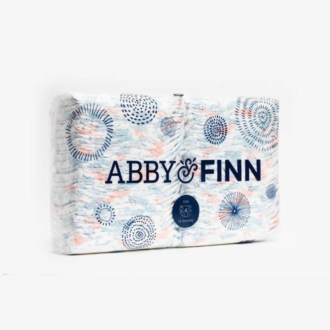 a pack of patterned diapers from Abby & Finn