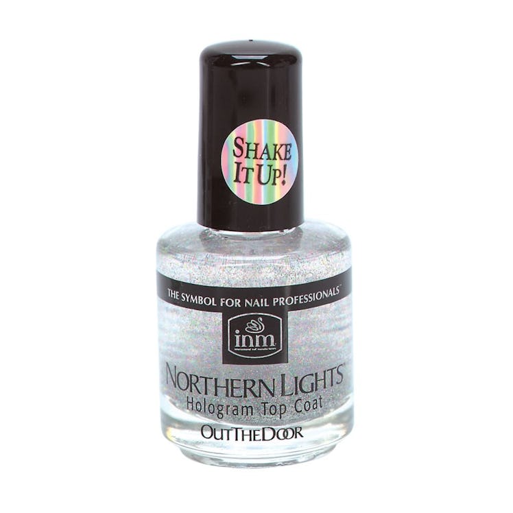 INM, Northern Lights Silver Hologram Top Coat