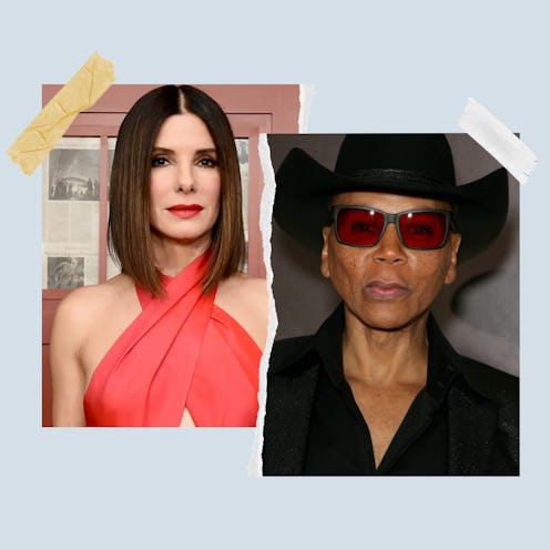Sandra Bullock and RuPaul Charles.