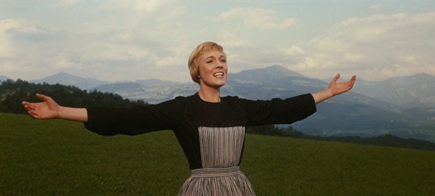 Julie Andrews as Maria.