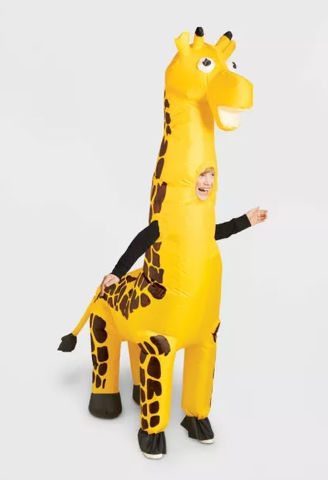 Kids' Inflatable Giraffe Halloween Costume