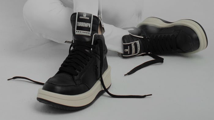 Rick Owens transforms Converse’s Weapon into a chunky goth sneaker