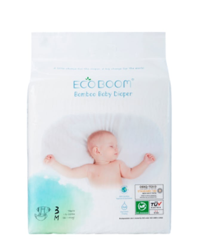 a pack of Eco Boom Bamboo Diapers