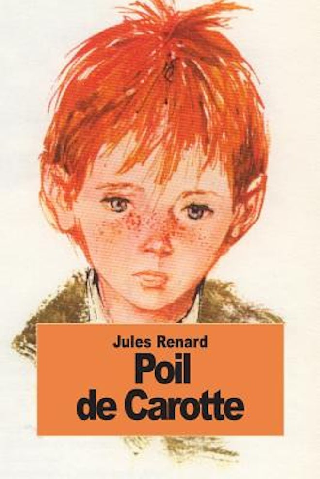 Cover art for "Poil de Carotte"; headshot of a red-headed boy 