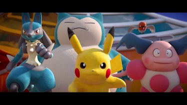 Pokémon Unite Lucario, Pikachu, Snorlax 