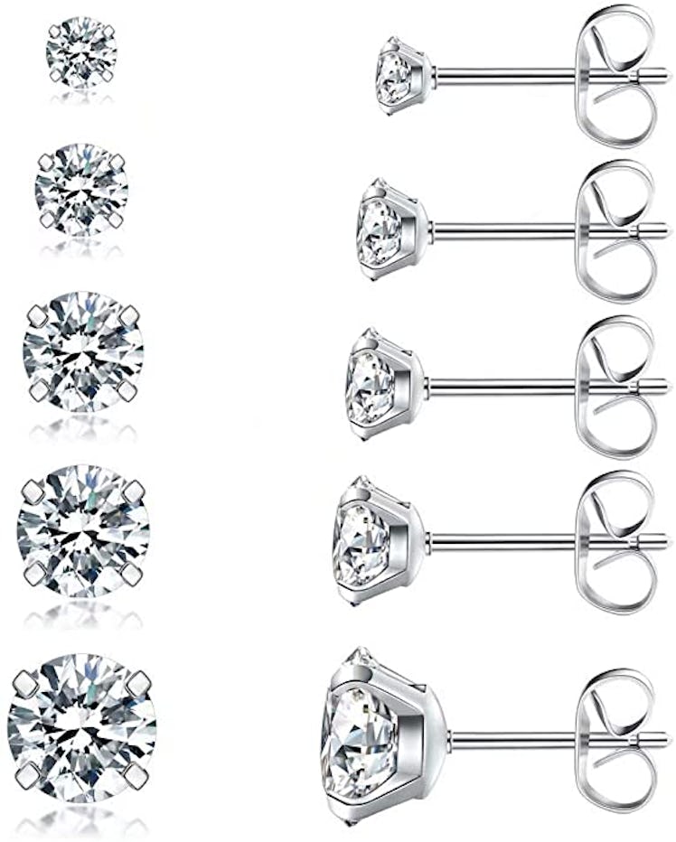 Wssxc Stud Earrings (5-Pairs)