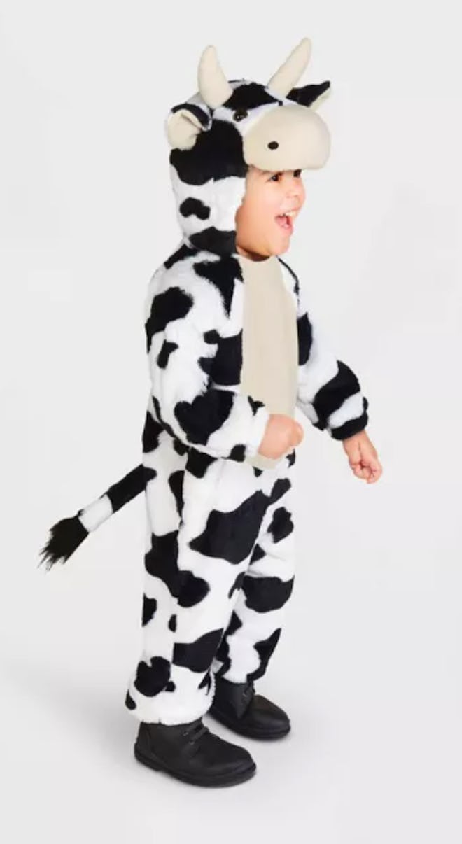 Toddler Cow Halloween Costume Jumpsuit