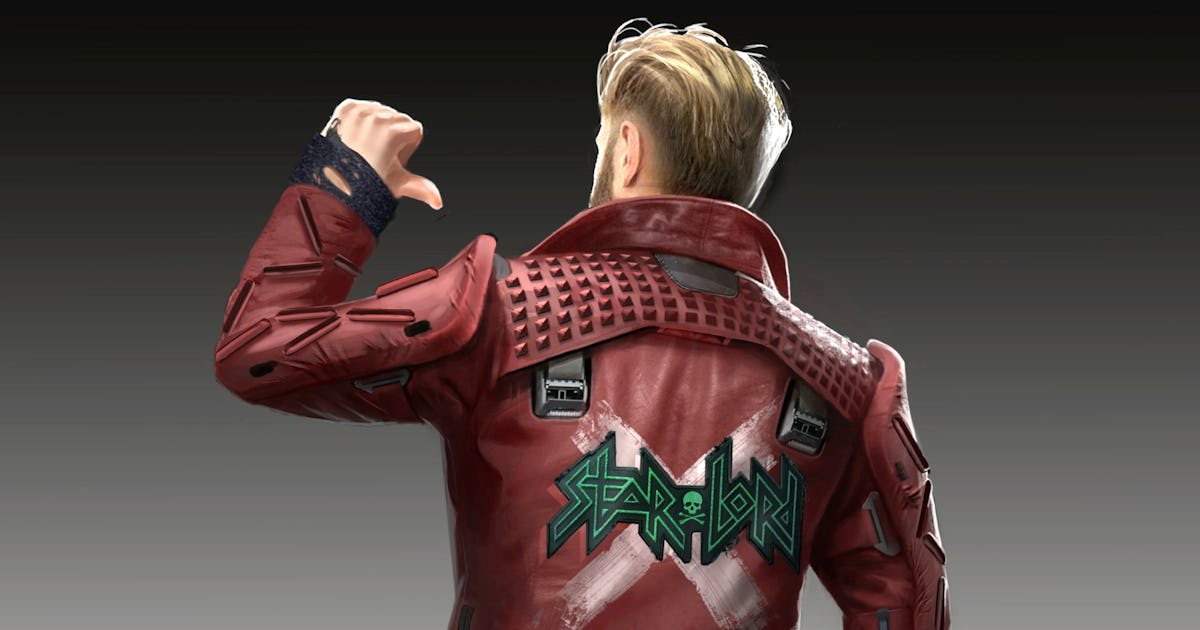 Marvel's Guardians Of The Galaxy Star Lord Game Jacket