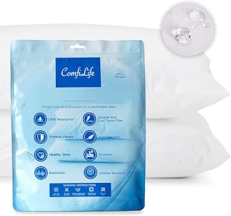 ComfiLife 100% Waterproof Pillow Protectors (2- Pack)