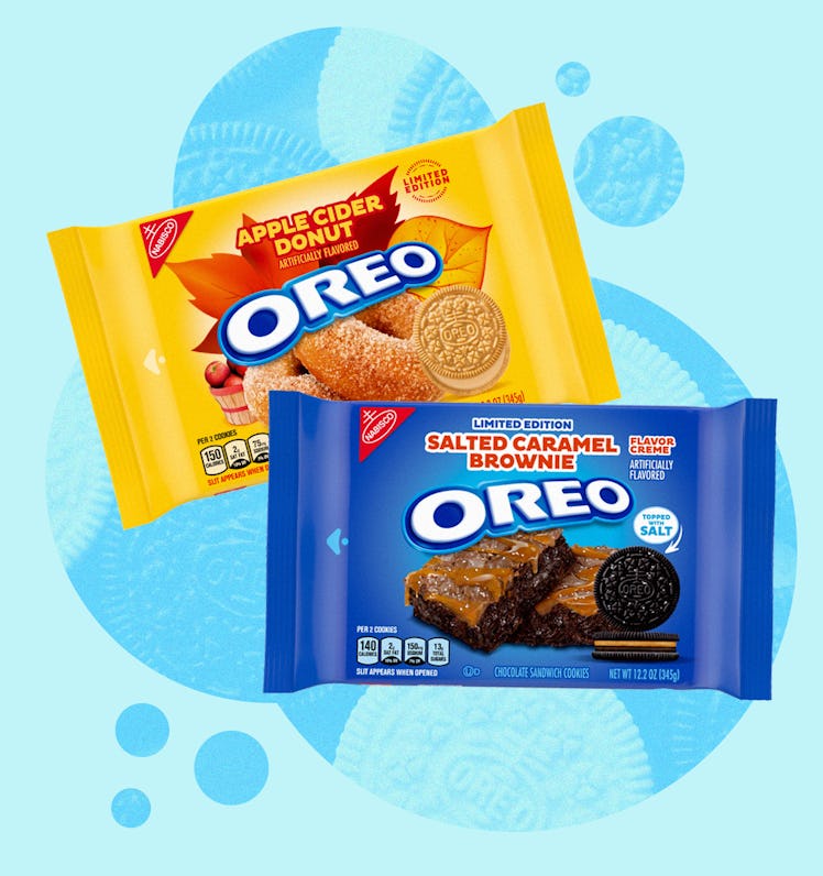 Here's what Apple Cider Donut and Salted Caramel Brownie Oreos taste like.