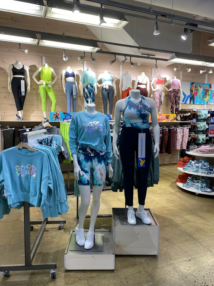 New mannequins in extended sizes are featured in Old Navy stores as part of its BODEQUALITY initiati...