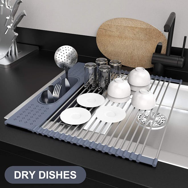 Fixparts Roll Up Dish Drying Rack