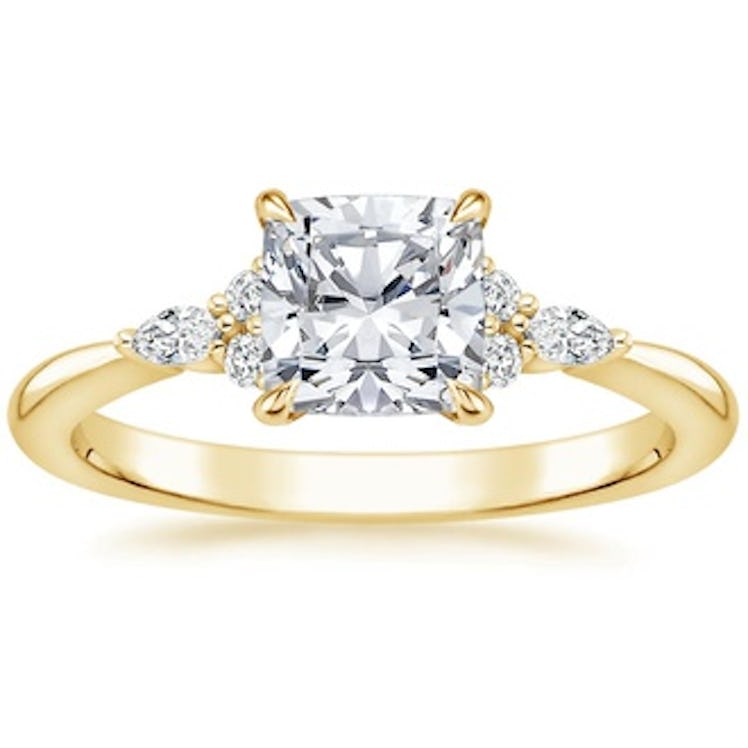 Nadia Halo Diamond Engagement Ring from Brilliant Earth.