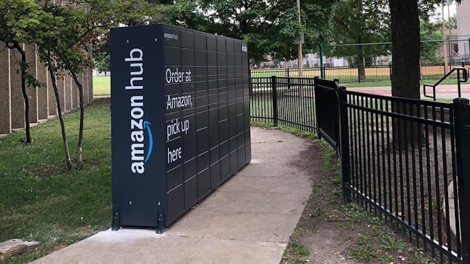 Amazon removed two of its package lockers from Chicago parks following criticism.
